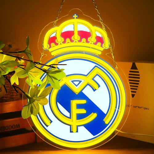 Football Team Logo Neon Sign - Sports LED Wall Decor for Bedroom & Man Cave - Real
