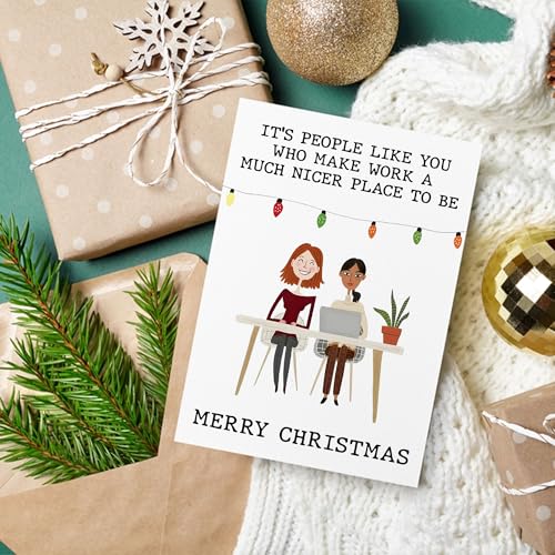 Christmas Greeting Cards for Coworkers - Holiday Office Gift Ideas