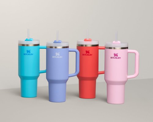 STANLEY Quencher H2.0 Tumbler with Handle and Straw 40 oz | Flowstate 3-Position Lid | Cup Holder Compatible for Travel | Insulated Stainless Steel Cup | BPA-Free | Hydrangea