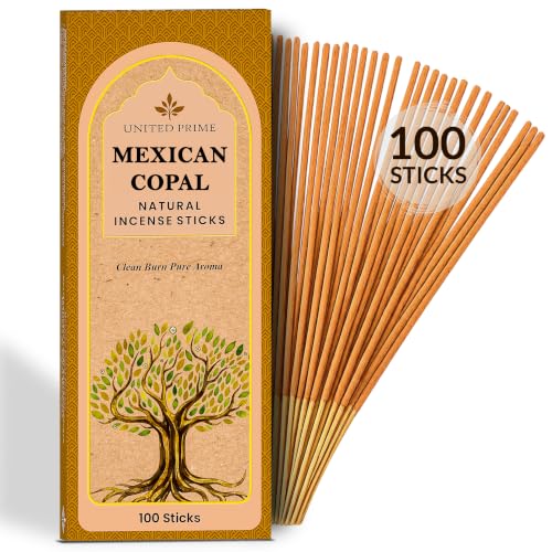 Natural Copal Incense Sticks – 100% Organic & Non-Toxic, 100 Sticks