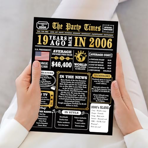 Funny Jumbo 19th Birthday Card for Him/Her - Perfect Gift Idea