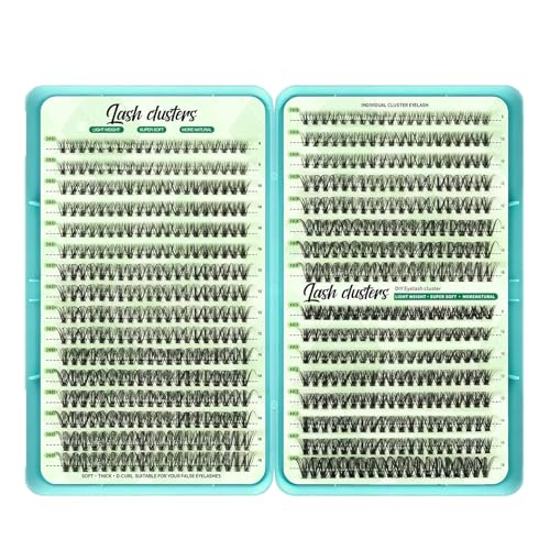 Onweave Wispy Lash Clusters DIY Individual Eyelash Extensions 640 Pcs