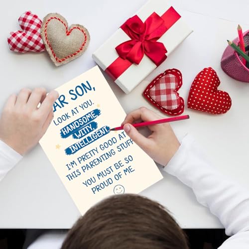 Funny Birthday Card for Son - Humorous Greeting Card from Parents