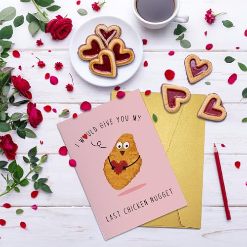 Funny Food Valentine's Day Card - Cute Anniversary Gift
