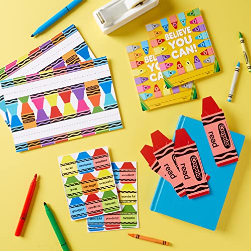 Eureka Crayola Giant Reward Stickers for Kids - 36 Pack