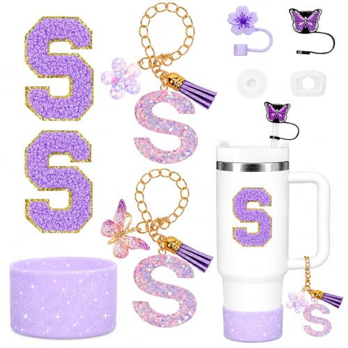 9-Piece Purple Stanley Cup Accessories Set for 30oz & 40oz