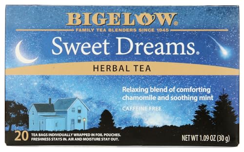 Bigelow Sweet Dreams Herbal Tea Bags - 20 Bags, 3 Pack