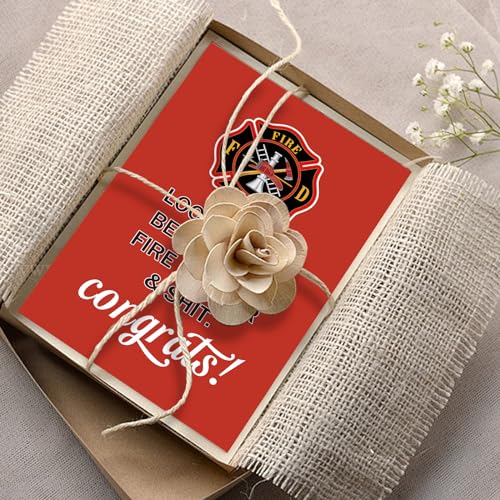 Funny Firefighter Graduation Card | Hero Congratulations Card