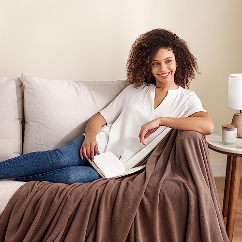 Berkshire Blanket Microfleece Throw - Foal Lightweight Soft Bed Blanket