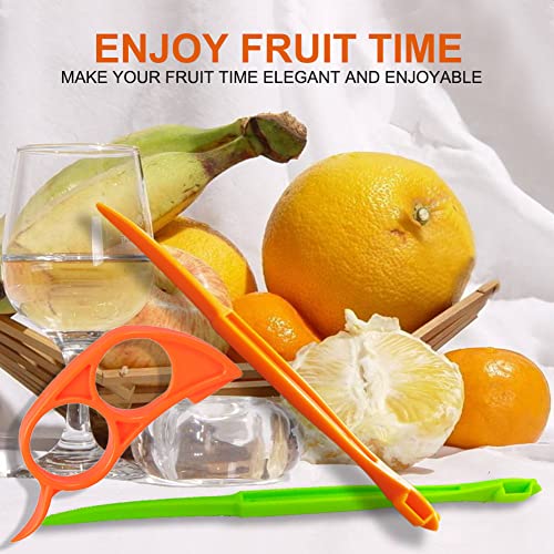 Citrus Peeler Tool - Easy Plastic Orange and Lemon Cutter