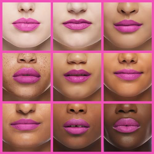 Hot Pink Matte Liquid Lipstick, Waterproof Long Lasting Lip Gloss 5ml