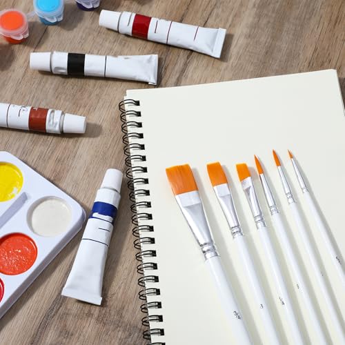 6-Piece Food-Safe Cake Painting Brushes Set for Decorating
