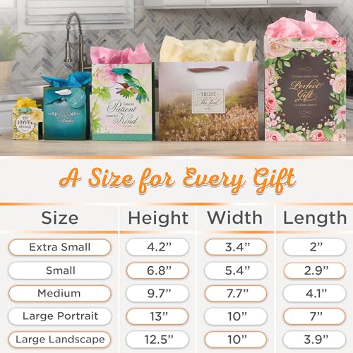 Graduation Gift Bag with Tissue Paper and Gift Tag - Black & Gold Celebration Theme