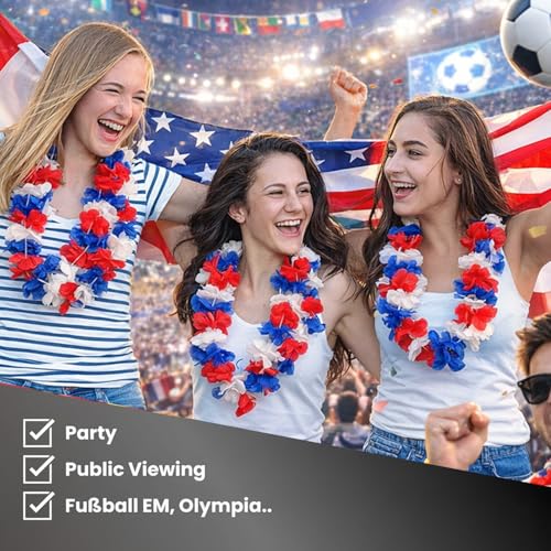 American 250th Anniversary Party Kit with Flag and Leis