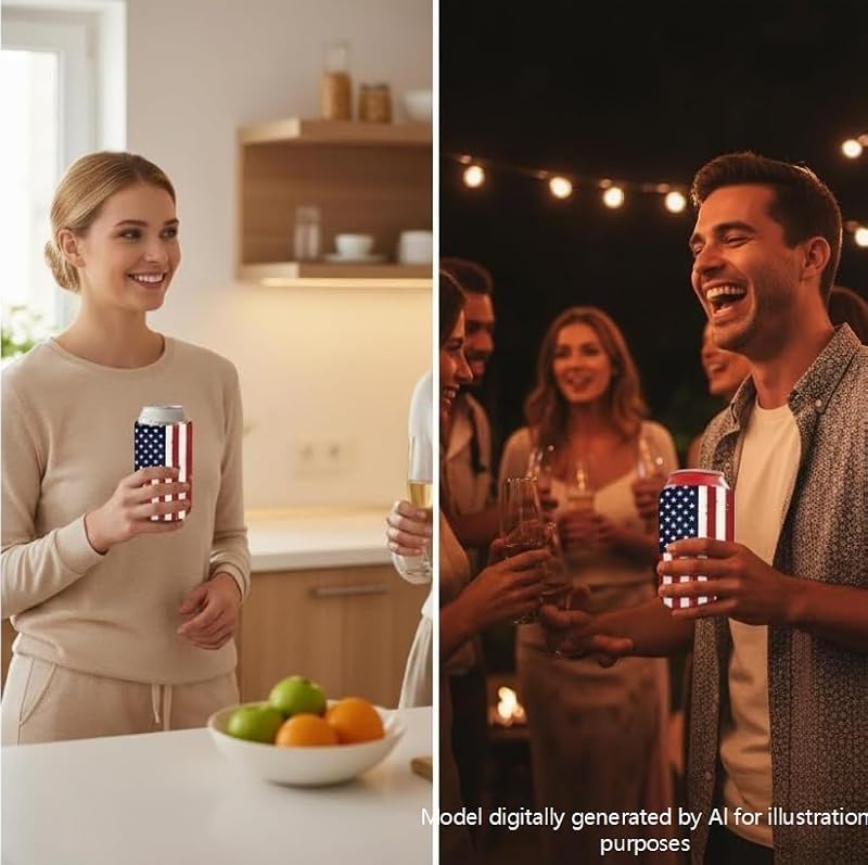 2026 World Cup Can Cooler - Neoprene Beer Sleeve for Fans