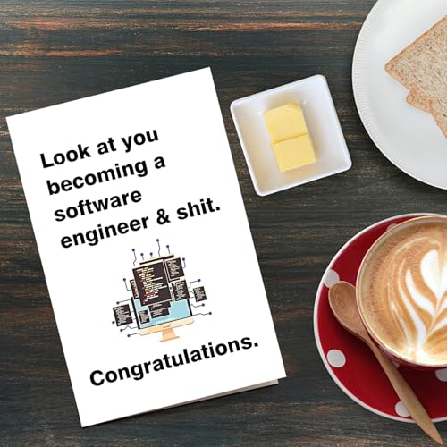 Funny Graduation Card for Software Engineers | Congrats Graduate