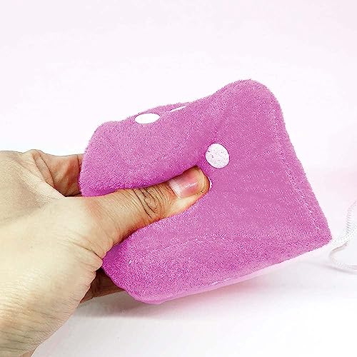 Pink Fuzzy Dice for Car Rearview Mirror - 3 Inch Plush Retro Hanging Decor