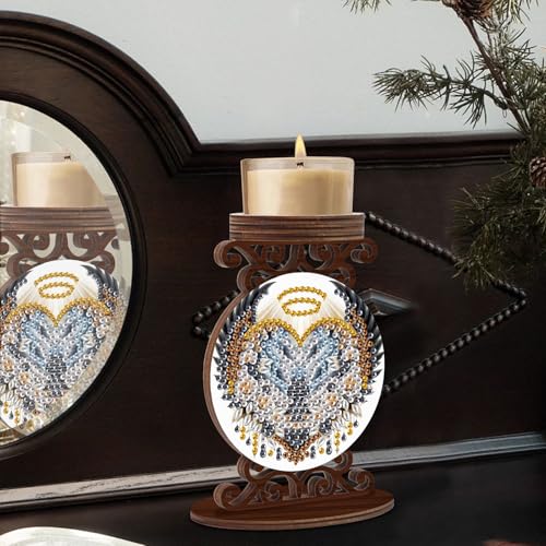 Double-Sided Diamond Art Candlestick Holder - 5D DIY Ornament