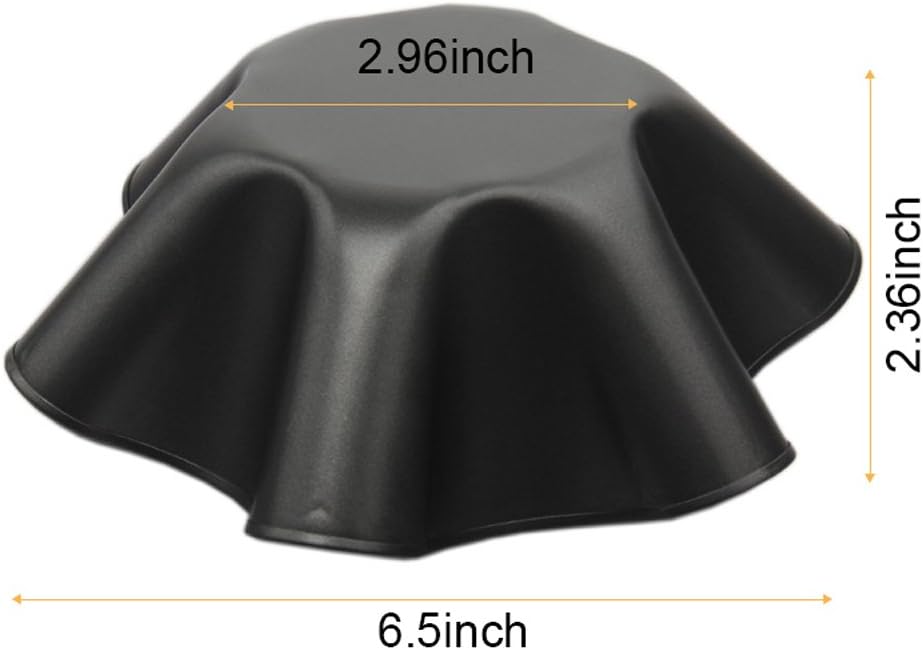 Skiennix Tortilla Pan Set - Nonstick Taco Salad Bowl Molds - Large Carbon Steel Baking Bowls (6-Petaled Flower)