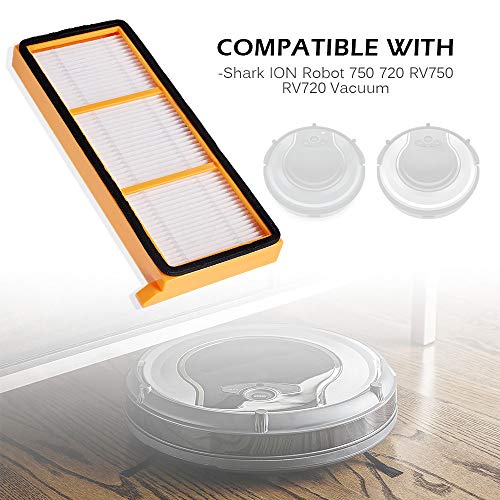 KEEPOW Replacement Filters for Shark ION Robot Vacuum - 3 Pack