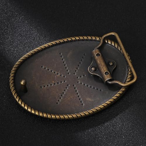 Custom Western Belt Buckle for Men & Women - Initials A-Z