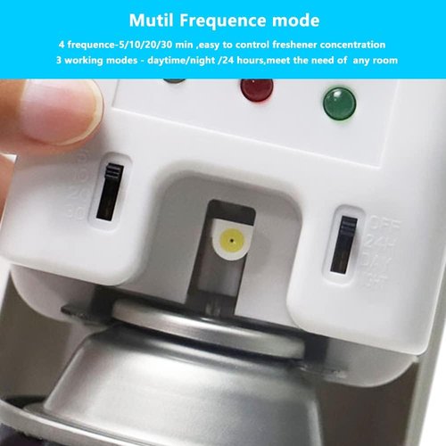 FENGJIE Automatic Air Freshener Spray Dispenser - Wall Mount & Free Standing for Home, Office, Hotel