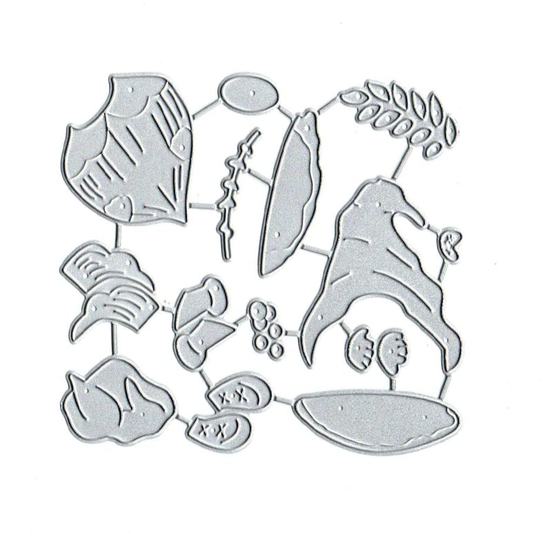 Thanksgiving Turkey Gnome Metal Cutting Die for Scrapbooking & Cards