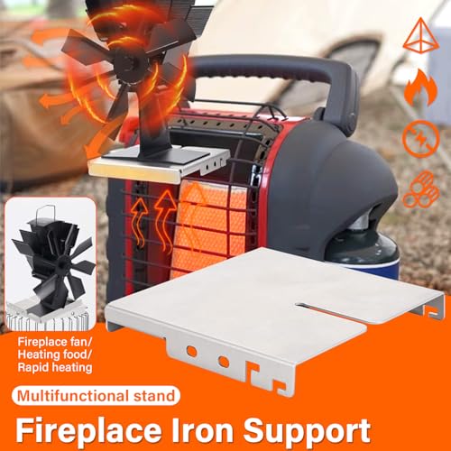 COMBIUBIU Aluminum Stove Fan Mounting Bracket for Portable Heaters