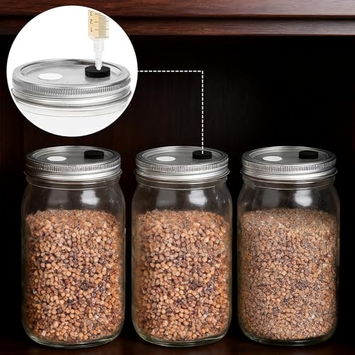 60Pcs Self-Sealing Mushroom Injection Ports for Cultivation