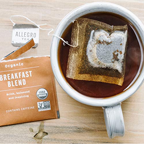 Allegro Organic Breakfast Blend Black Tea Bags - 20 Count