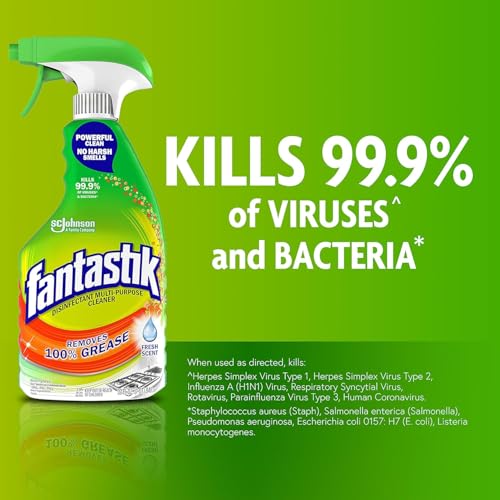 Fantastik All-Purpose Cleaner - Fresh Scent, 32oz Spray Bottle