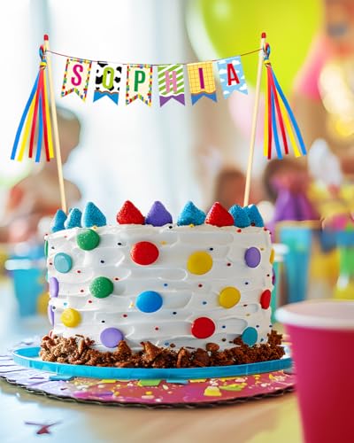 DIY Personalized Toy-Inspired Birthday Cake Topper for Kids - Custom Banner & Decorations