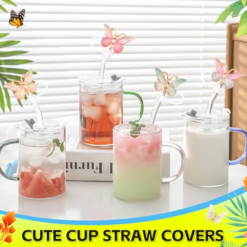 10PCS Butterfly Straw Toppers for Stanley Tumblers - 30oz & 40oz