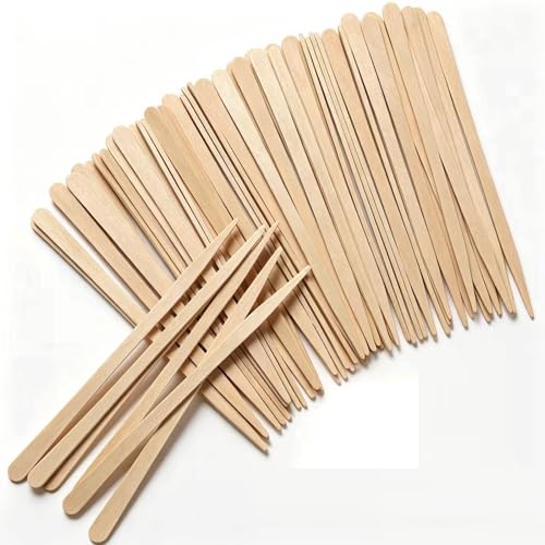 Borogo 250Pcs Wooden Waxing Sticks for Facial and Body Hair Removal