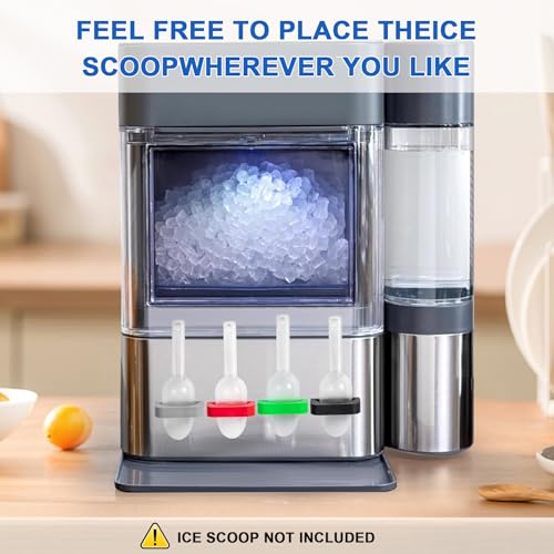 Magnetic Ice Scoop Holder for GE Opal Nugget Ice Maker 1.0 & 2.0 Green