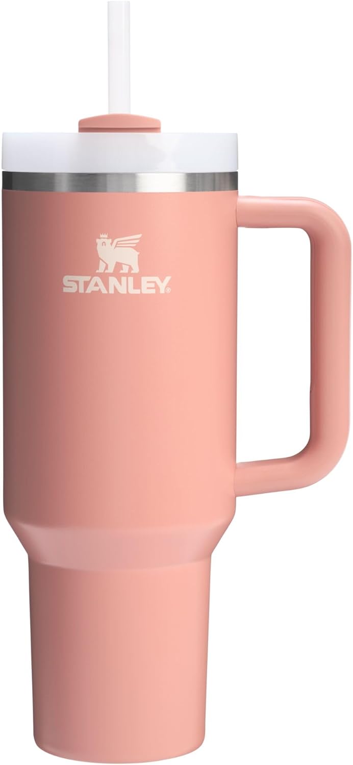 STANLEY Quencher H2.0 Tumbler - 40 oz Insulated Stainless Steel Cup with Handle & Straw | BPA-Free | Exclusive Sienna