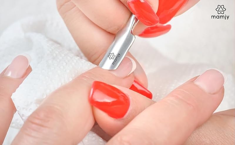 Mamjy Cuticle Pusher and Gel Nail Remover Tool for Manicure