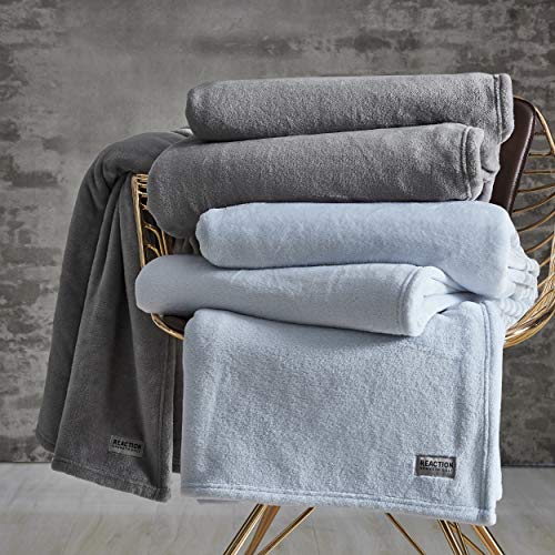 Kenneth Cole - Twin Blanket, Plush Fleece Bedding, Cozy Home Decor for All Seasons (Solid Blue, Twin)