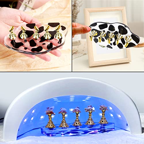 Acrylic Nail Practice Stand Set with Reusable Putty and Holders