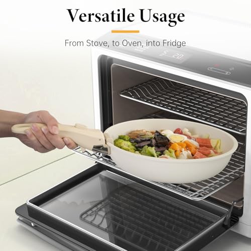 Removable Pot Handle for Cookware - Cream Beige, Durable & Heat-Resistant