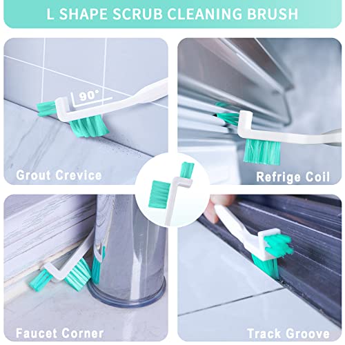 Lumkew 8-Piece Crevice Cleaning Brush Set for Tight Spaces and Small Gaps