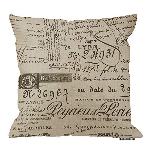 18x18 Vintage Khaki Ramie Cotton Linen Throw Pillow Cover