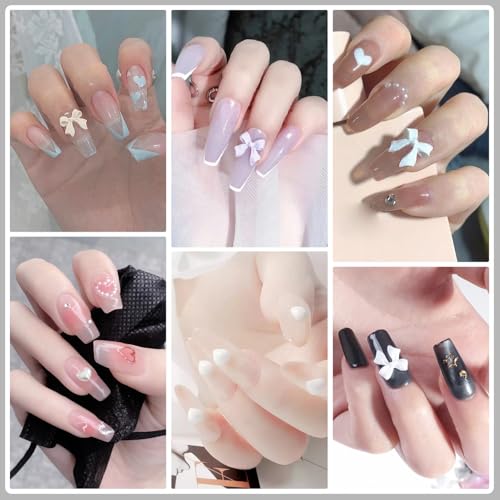 Artdone 3D Nail Art Charms and Studs Kit with Tweezers - 12 Grids