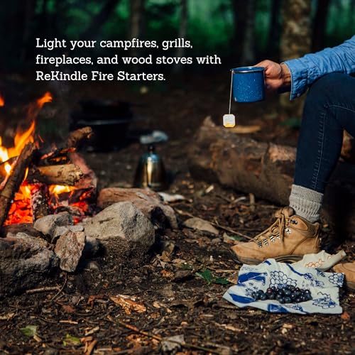 Bee's Wrap ReKindle Natural Fire Starters - 25 Uses for Indoor & Outdoor