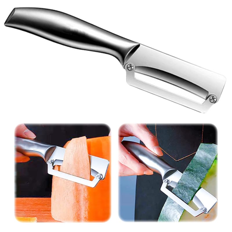 Yopolaz Thick Vegetable Peeler - Ultra Sharp Stainless Steel Kitchen Tool