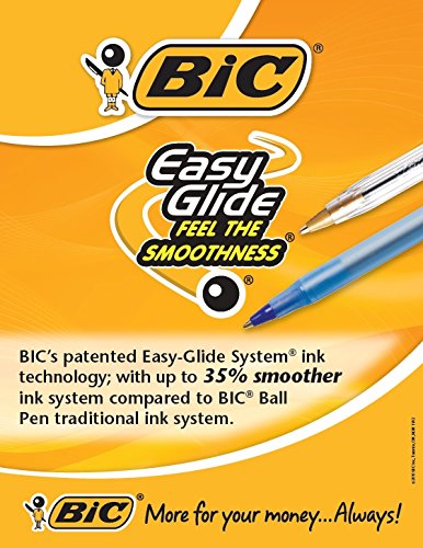BIC Cristal Blue Medium Point Ball Pens - 2-Pack
