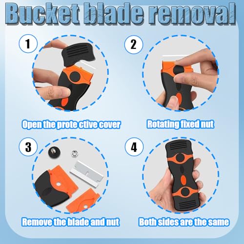 Heavy Duty Oven Cleaner Brush Set for Deep Cleaning Stoves & Grills