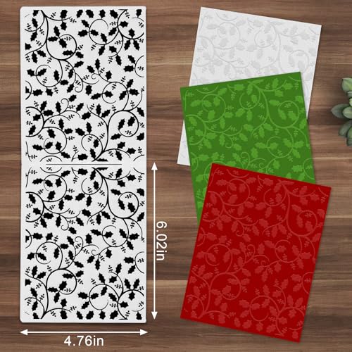 Hying 3D Leaf Embossing Folder for Card Making and Scrapbooking