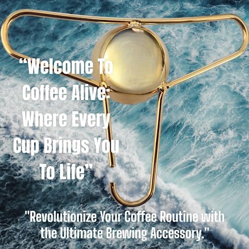 Coffee Alive Plated 24 Karat Gold Blanching Tool: Enhance Your Coffee Flavor with This Simple and Effective Tool