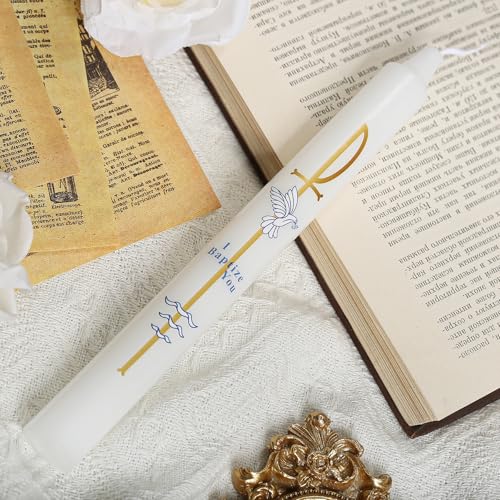Ohmique Baptism Candle Style1 - Elegant Candle for Boys & Girls